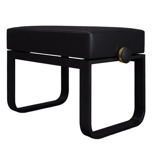 Banc de piano minimaliste - SATIE SIGNATURE - KAUNUS DESIGN, S.L. - en cuir / en hêtre / fait main