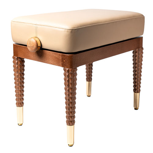 Banc de piano contemporain - GALA - KAUNUS DESIGN, S.L. - en cuir / en bois / en noyer