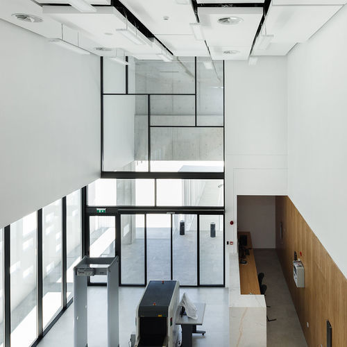 Mur-rideau multicouche - RABEL 35000 - RABEL SYSTEMS - en aluminium et en verre / perforé