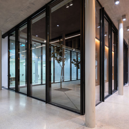 Système de façade en verre - RABEL ENVELOP - RABEL SYSTEMS - pliant / coulissant
