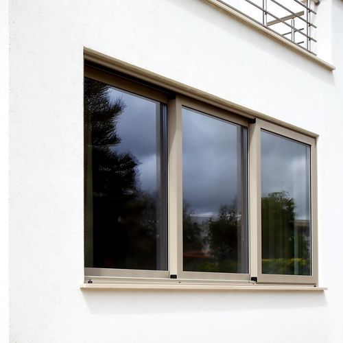Fenêtre en verre - RABEL 35 TH - RABEL SYSTEMS - coulissante / grise