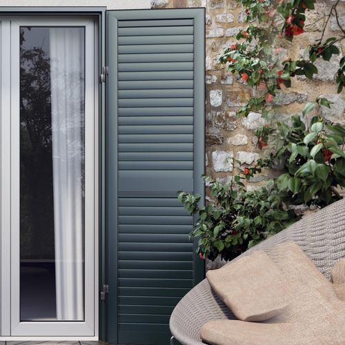 Volet à lames - RABEL 28 - RABEL SYSTEMS - fixe / en polycarbonate / peint