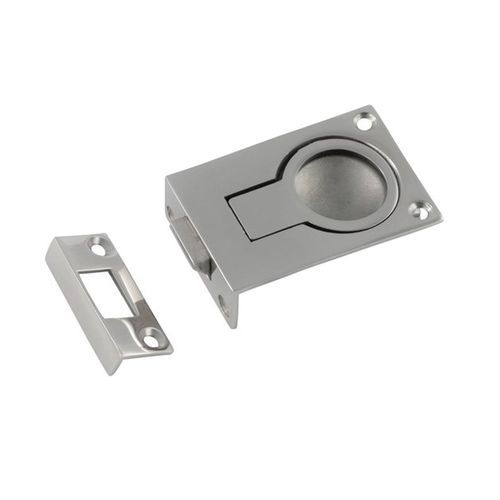 Poignée pour porte coulissante - 815003 - Marinetech Edelstahlhandel - en acier inoxydable poli / contemporaine / avec serrure intégrée