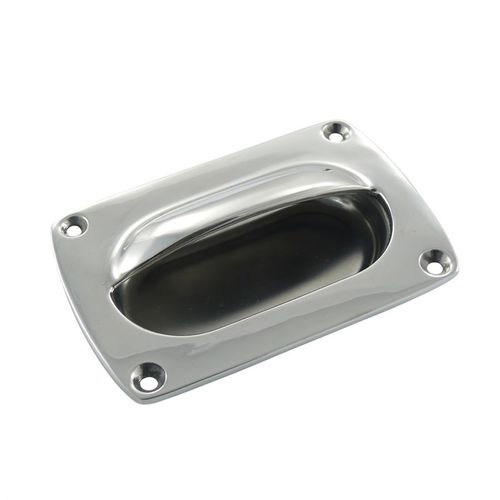 Poignée pour porte coulissante - 814963 - Marinetech Edelstahlhandel - en acier inoxydable poli / contemporaine / avec serrure intégrée