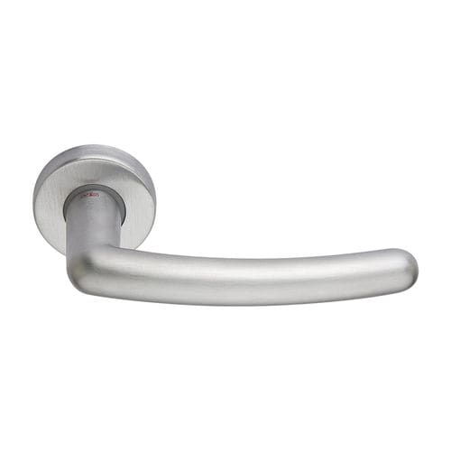Poignée pour porte - BRUGES - RDS - en laiton chromé / en laiton poli / contemporaine