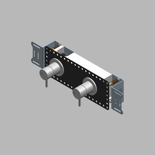 Mitigeur de vasque - QS3300 - QTOO - à encastrer / thermostatique / en acier inoxydable