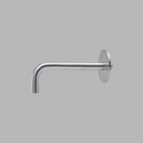 Bec pour baignoire en acier inoxydable poli - QAL3290 series - QTOO - en acier inoxydable satiné / mural