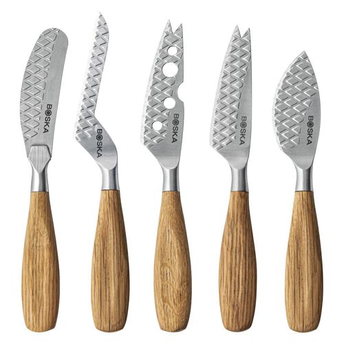 Couteau à fromage avec manche en bois - Oslo+ Small - Boska - avec lame en acier inoxydable