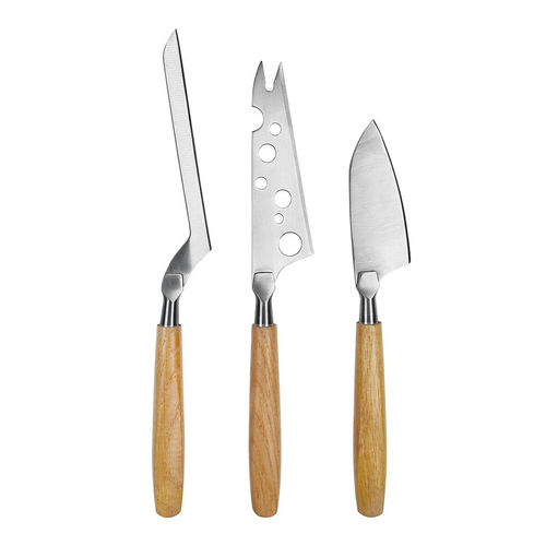 Couteau à fromage avec manche en bois - OSLO - Boska - avec lame en acier inoxydable