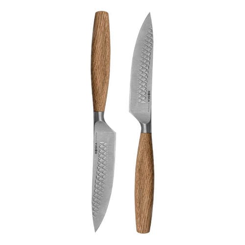 Couteau à steak avec manche en bois - Oslo+ - Boska - avec lame en acier inoxydable