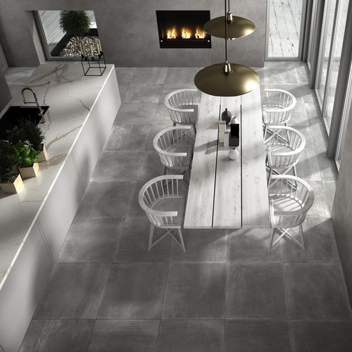 Carrelage en grès cérame - MORESTONE - saime - mat / d'intérieur / de sol