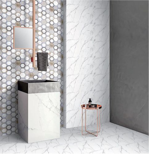 Carrelage en céramique - ACRO-L - Ancora Creations LLP - mat / intérieur / de salle de bain