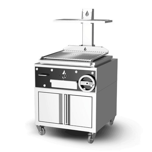 Gril à charbon - GP1GC - ROASTER OVENS N´GRILLS - au sol / pour cuisine professionnelle / en acier inox