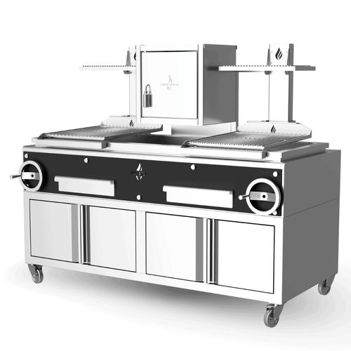 Gril à charbon - GPFS25C - ROASTER OVENS N´GRILLS - à bois / au sol / pour cuisine professionnelle