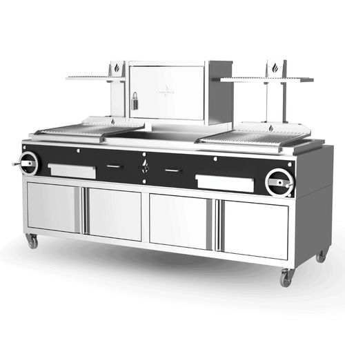 Gril à charbon - GPFB 26C - ROASTER OVENS N´GRILLS - à bois / au sol / pour cuisine professionnelle