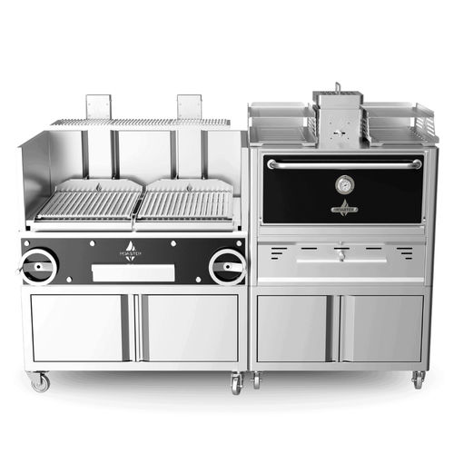 Four pour cuisine professionnelle - MU-GP2GC -R76 - ROASTER OVENS N´GRILLS - à charbon / à chariot / rôtissoire