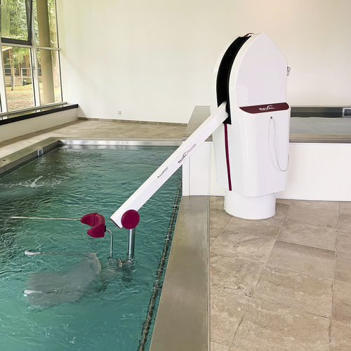 Lève-personne électrique - POSEIDO - France REVAL - au sol / adulte / de piscine