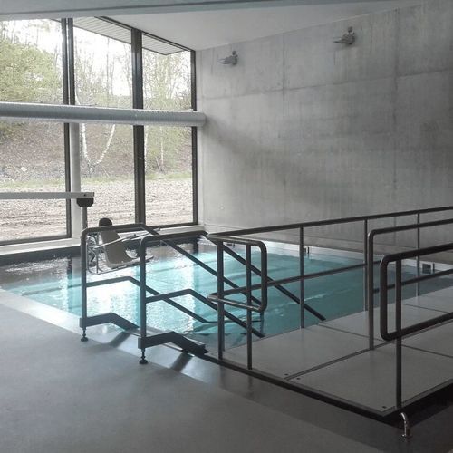 Bassin de rééducation en acier inoxydable - MONOBLOC - France REVAL