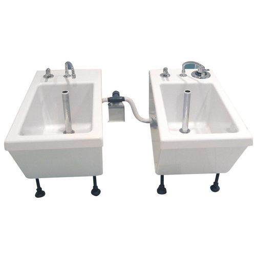 Pédiluve en polyester - 1256.00 - France REVAL - pour centre de spa / pour piscine / à poser