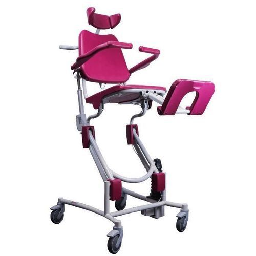 Fauteuil médical en acier - SOFLEX - France REVAL - inclinable / sur roulettes / avec repose-jambes