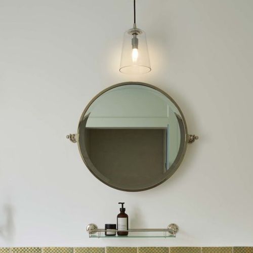 Miroir de salle de bain mural - DAD2013 - Drummonds - contemporain / rond / en métal