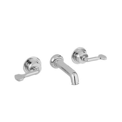 Mitigeur de douche - THE LEAWOOD - Drummonds - mural / en laiton / en nickel