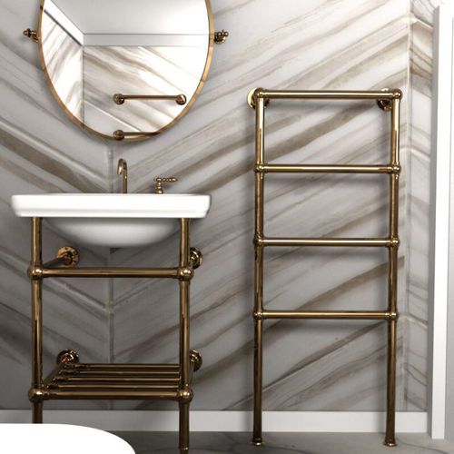 Sèche-serviettes à eau chaude - FAIRWF-3-E - Opus Bathrooms - électrique / classique / en laiton