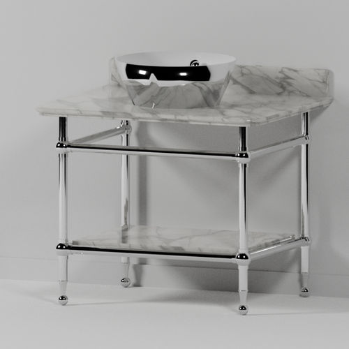 Console pour lavabo en chrome - WS4DFX - Opus Bathrooms - en laiton poli