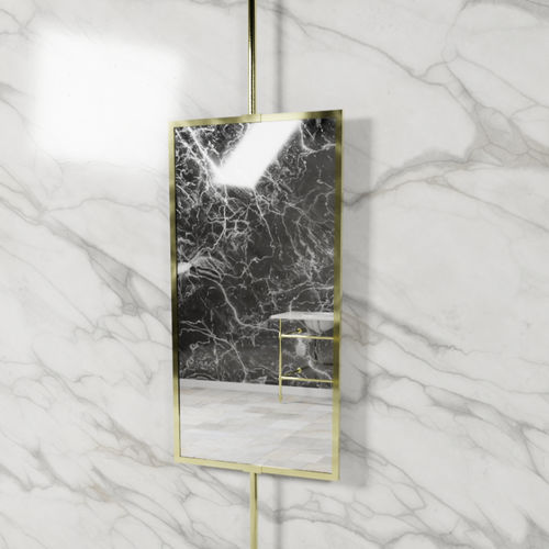 Miroir de plafond - RECPM - Opus Bathrooms - contemporain / rectangulaire / en nickel