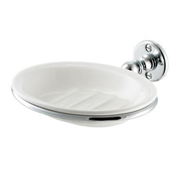 Porte-savon mural - Opus Bathrooms - en laiton / en chrome / en nickel