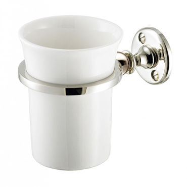 Porte-savon mural - TUMBLER AND HOLDER - Opus Bathrooms - en laiton / en chrome / en nickel
