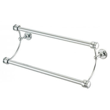 Porte-serviettes 2 barres - CRESCENT - Opus Bathrooms - mural / en laiton