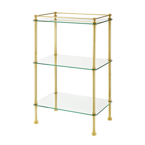 Étagère contemporaine - RECTANGULAR - Opus Bathrooms - en verre / de salle de bain