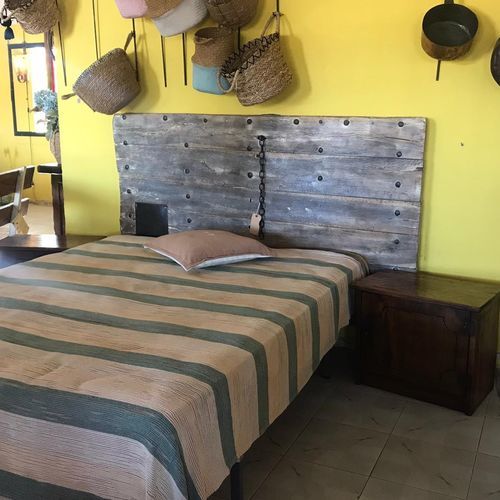Tête de lit pour lit double - CAB-04 - El roure vell - de style rustique / en bois