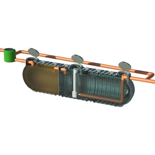 Station d'épuration de eau de pluie - ROTOTEC SPA - avec filtre