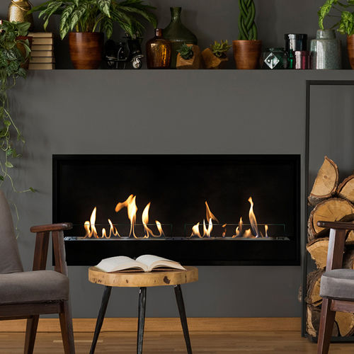 Cheminée à gaz naturel - XXL - Xaralyn - à encastrer / simple face / à foyer ouvert
