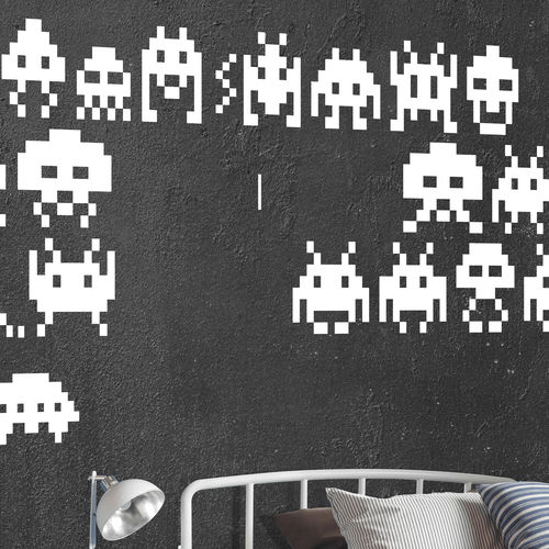 Papier peint contemporain - GAME OVER - INSTABILE LAB - tableau de maître