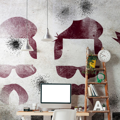 Papier peint contemporain - GANG BAND - INSTABILE LAB - tableau de maître