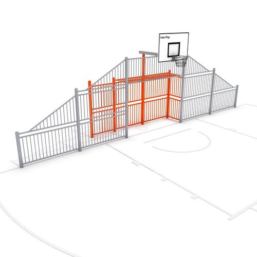 Terrain de football pour espace public - GATE 1 - Inter System - modulable pour tout-petits