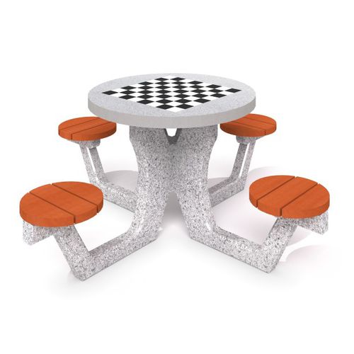 Table d'échecs d'extérieur - CHESS TABLE 3 - Inter System - classique / pour aire de jeux / pour espace public