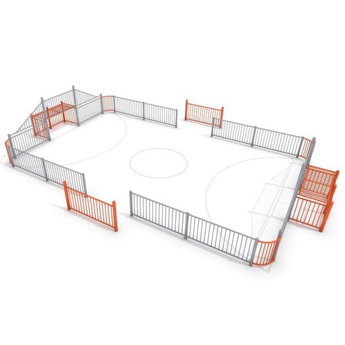 Terrain multisports pour aire de jeux - ARENA 1A - Inter System - pour collectivité