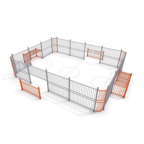 Terrain de football pour espace public - ARENA: SOCCER RING 3  - Inter System - modulable pour tout-petits