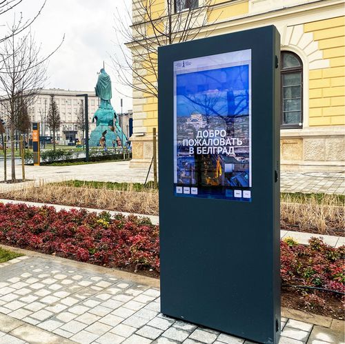 Totem signalétique - PLASMV - PARTTEAM & OEMKIOSKS - publicitaire / numérique / électronique