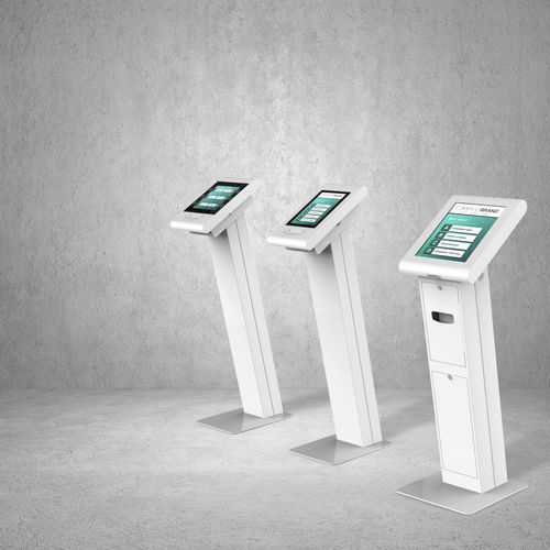 Kiosque d'information - QUARTZ - PARTTEAM & OEMKIOSKS - en acier