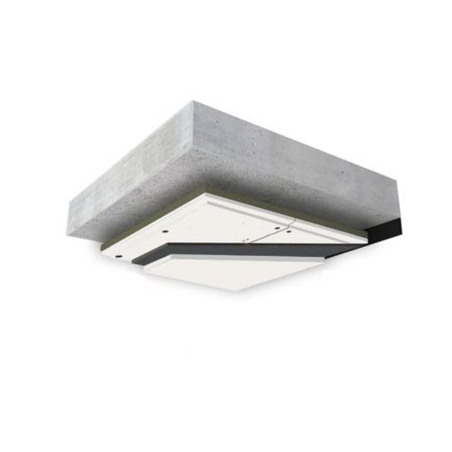 Panneau d'isolation acoustique pour plafond - C-MUTE SYSTEM&trade; 33 - DECIBEL PLC - rectangulaire / aspect métal / blanc