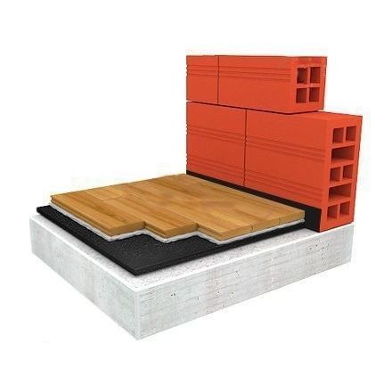 Isolant d'absorption acoustique - F-ROLL SYSTEM&trade; - DECIBEL PLC - en rouleau / d'intérieur / pour plancher