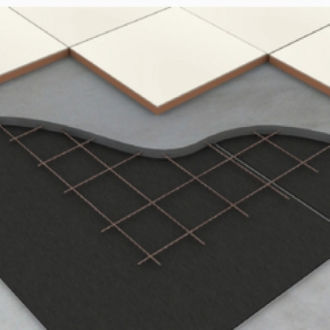 Sous-couche acoustique en rouleau - D-FON - DECIBEL PLC - en polyester / pour plancher