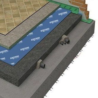 Sous-couche acoustique en rouleau - ROLL R5 - DECIBEL PLC - SBR / pour plancher
