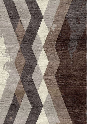 Tapis contemporain - DEMORAST - The rug couture - géométrique / en fibre naturelle / rectangulaire