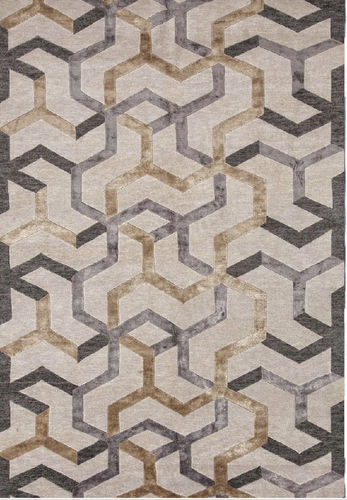 Tapis contemporain - NITROMEP - The rug couture - géométrique / en fibre naturelle / rectangulaire